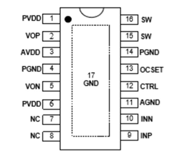 ANT8816 自带升压 8W/3.7V,超低 EMI,超低噪声,防破音,单声道 AB/D 类双模音频功放