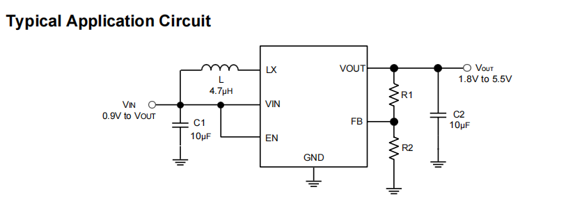 AH8360：5.5V超低静态电流的同步升压DCDC