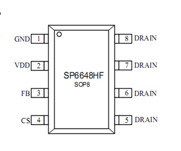 无锡硅动力推出国内首款PD18W充电器方案，SP6648HF，内置MOS，贴片封装